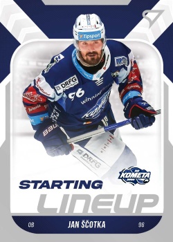 Jan Scotka Kometa Brno Tipsport ELH 2022/23 SportZoo 2. serie Starting LINEUP #SL-63